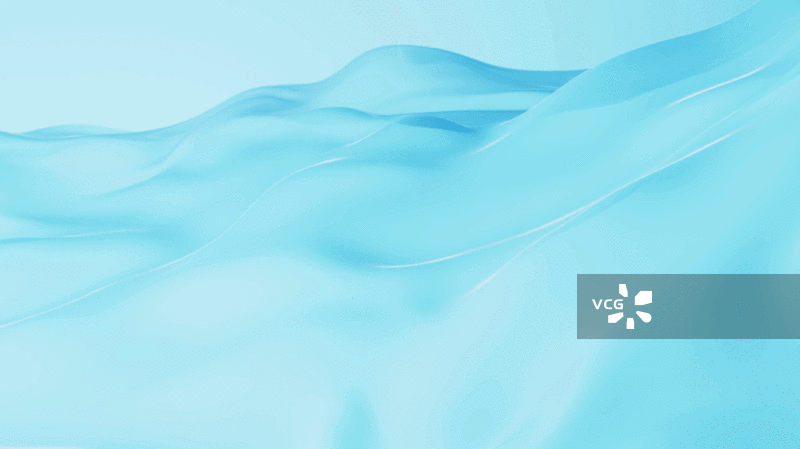 流动的青色布料3D渲染图片素材