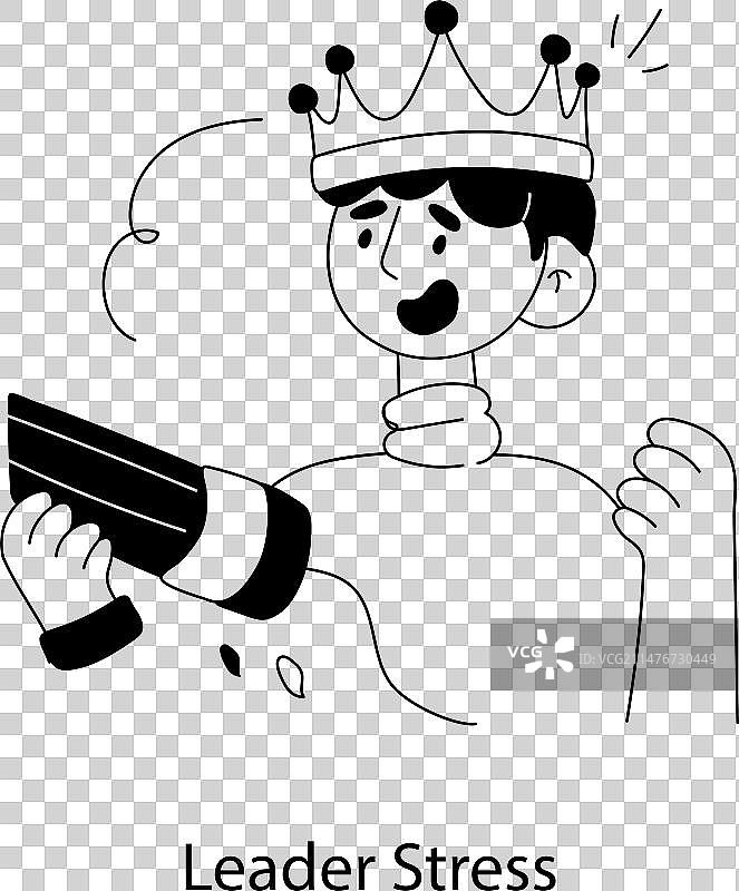 领导压力图片素材