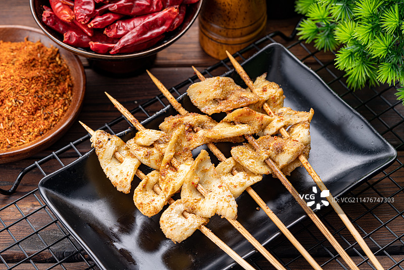 美味烤板筋图片素材