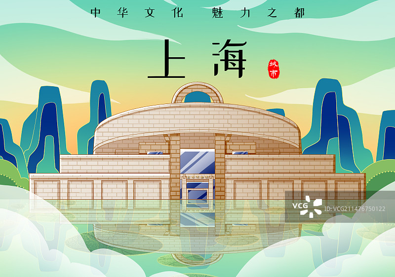 上海博物馆图片素材