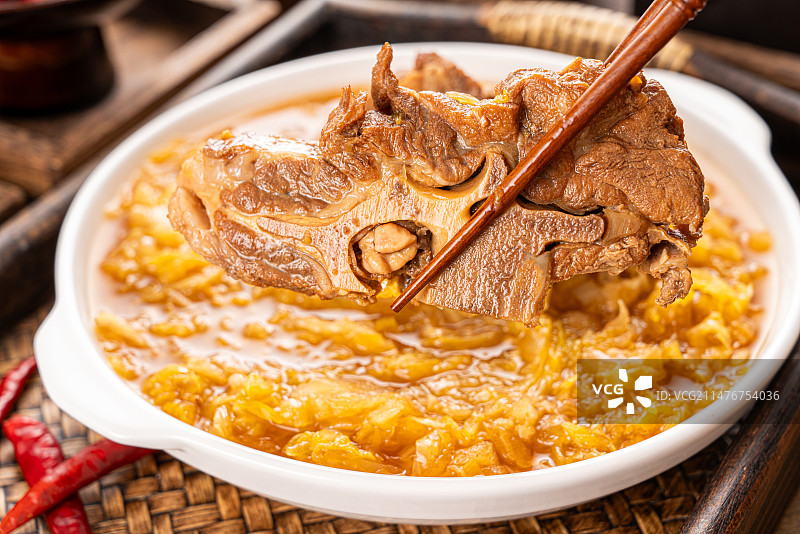 排骨炖酸菜图片素材