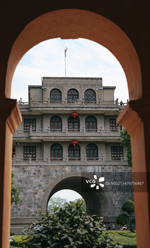 广西崇左友谊关景区口岸大楼边境景区图片素材