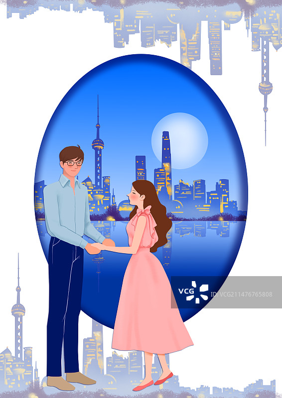 上海情侣图片素材