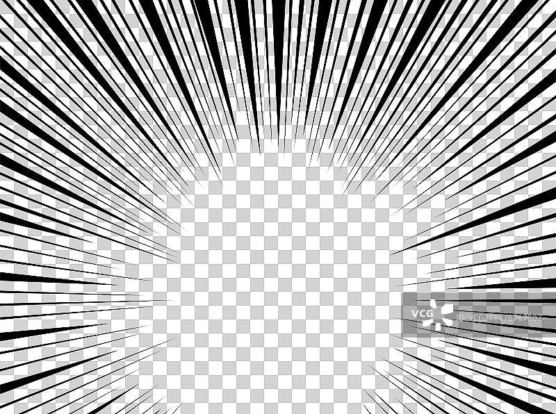 漫画书速度线爆炸效果图片素材