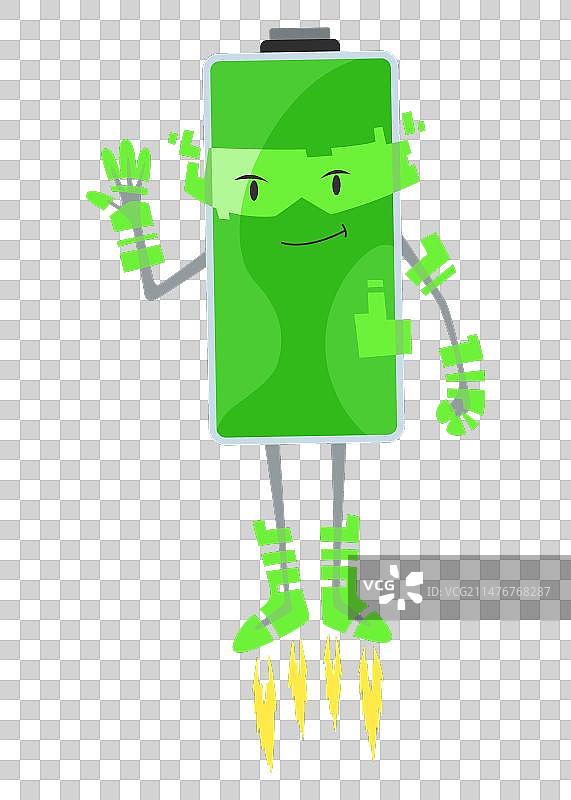 电池电量充满指示图标图片素材