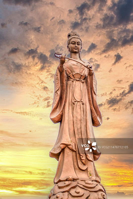 连云港花果山吉祥玉女图片素材