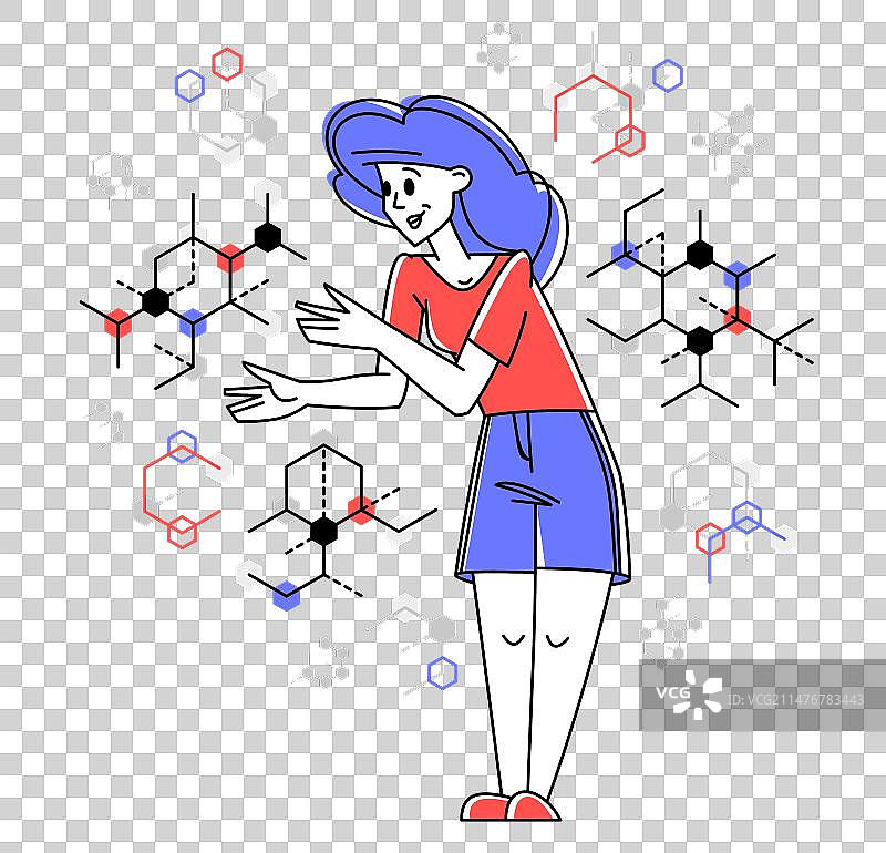 化学家进行科学实验图片素材