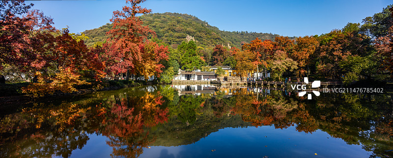 苏州天平山红叶美景图片素材