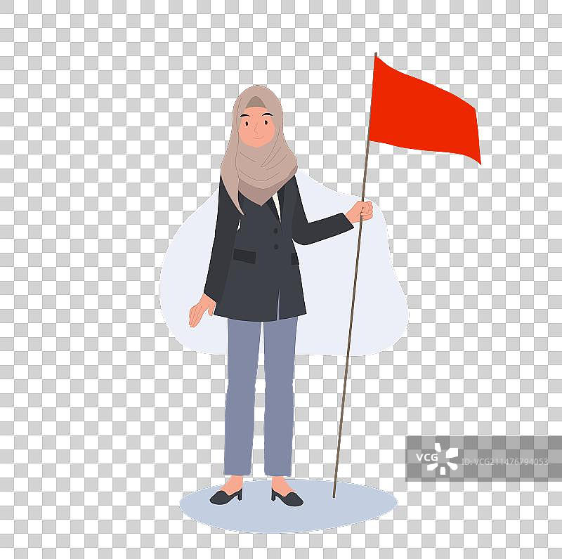 领导力和成功概念自信图片素材