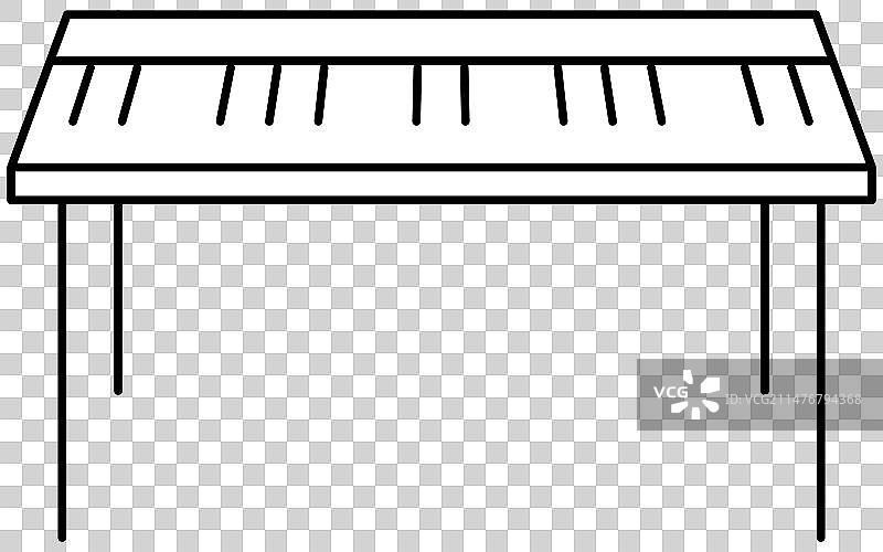 音乐简约键盘图标图片素材