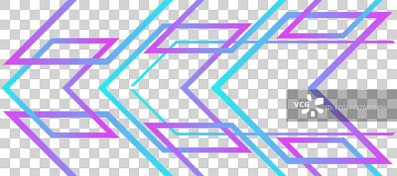 抽象紫色未来主义V形线条科技背景图片素材