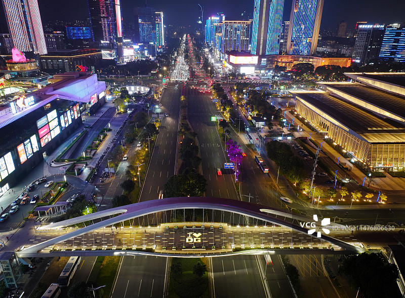 广东省东莞市地标民盈国贸中心环球经贸中心航拍图片素材