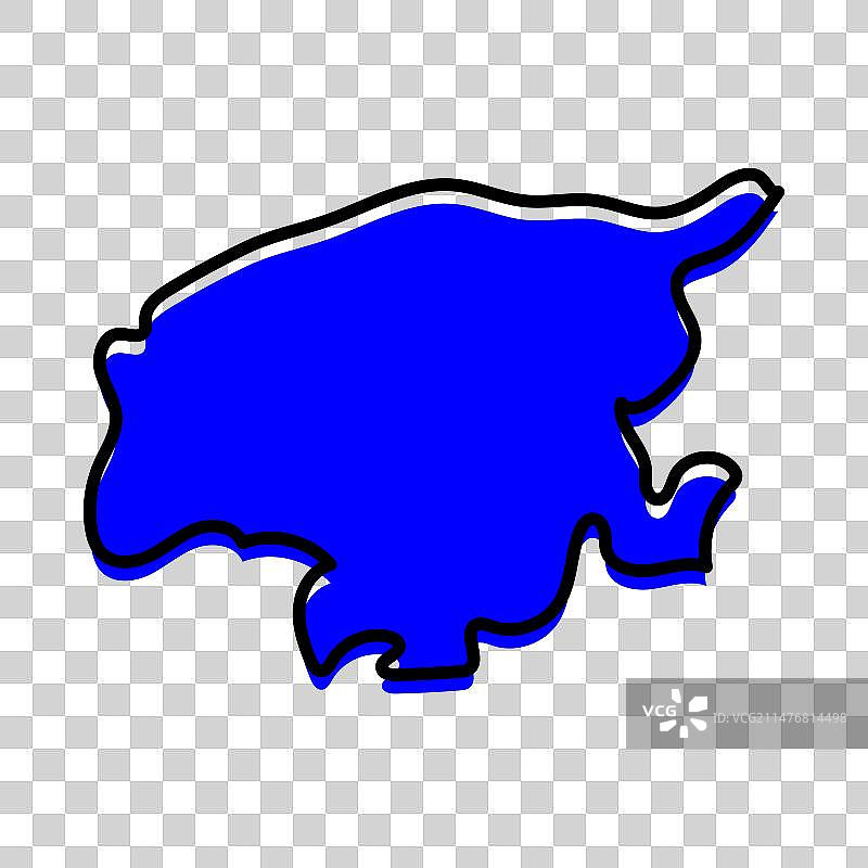 委内瑞拉拉腊州地图设计图片素材