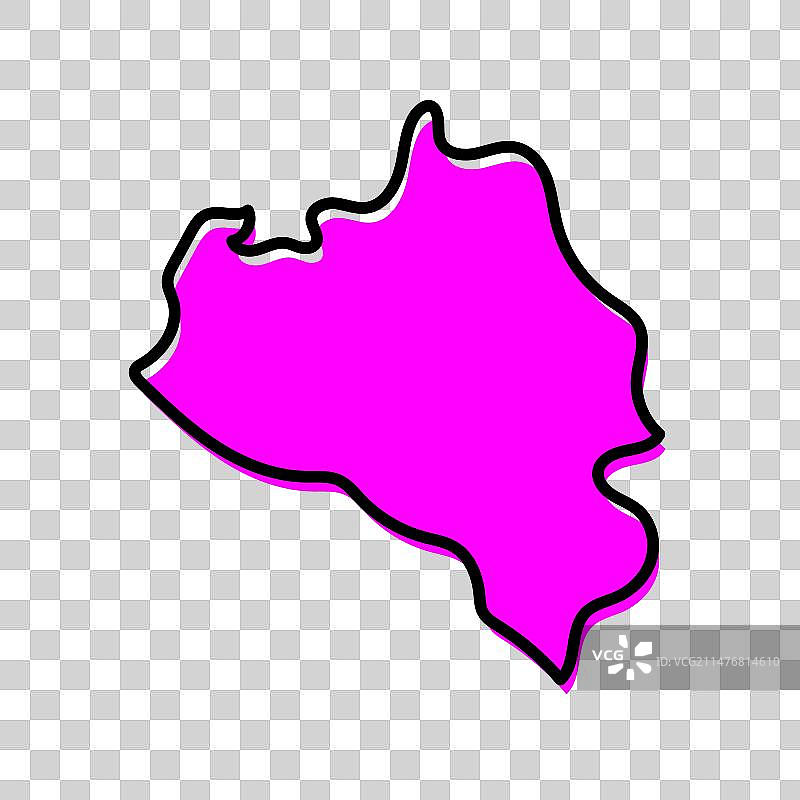 委内瑞拉葡萄牙州地图设计图片素材