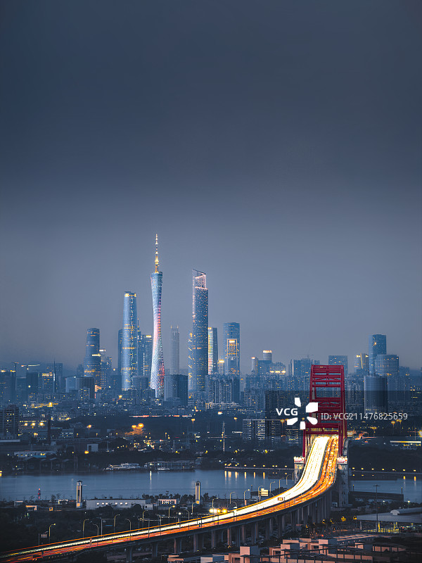 广州的进城之路图片素材