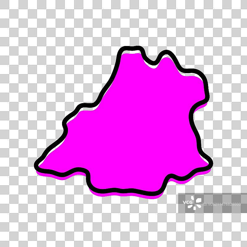 安哥拉本格拉省地图设计图片素材