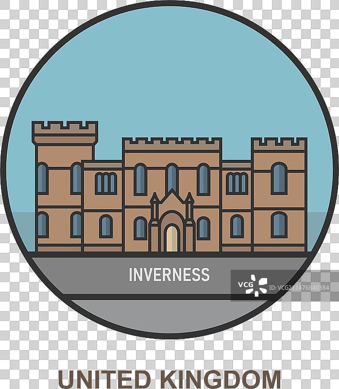 英国城镇因弗内斯图片素材