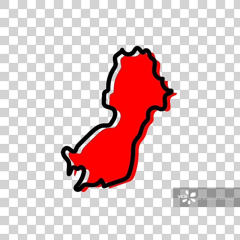 坦桑尼亚莫罗戈罗地区地图图片素材