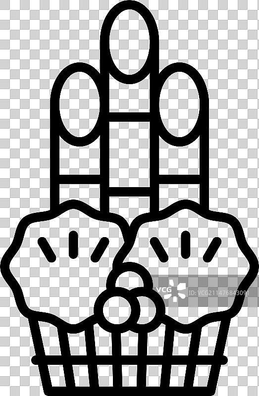 日式装饰图标日本新年图片素材