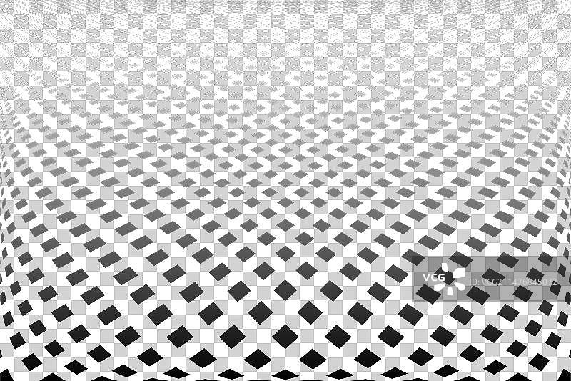 逐渐缩小的点状图案图片素材