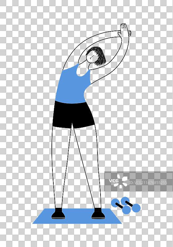 健身锻炼图片素材