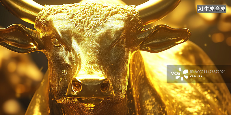 【AI数字艺术】股市牛市概念插图图片素材