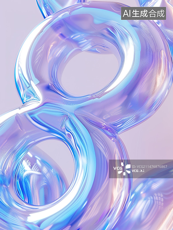 【AI数字艺术】气球数字8，倒计时图片素材