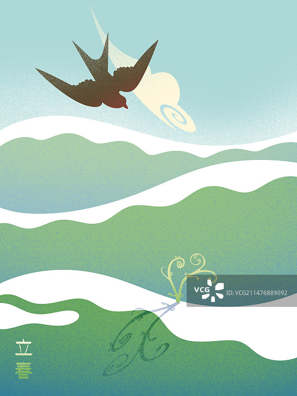 二十四节气系列：1.立春图片素材