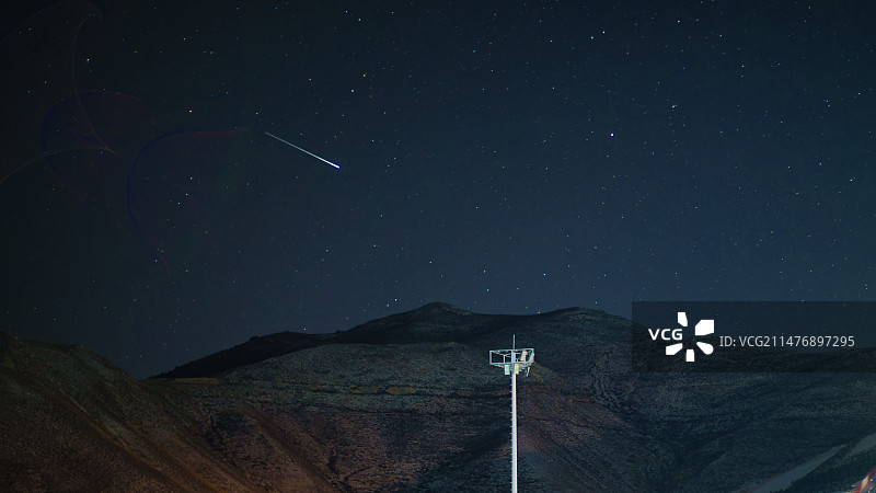 双子座流星图片素材