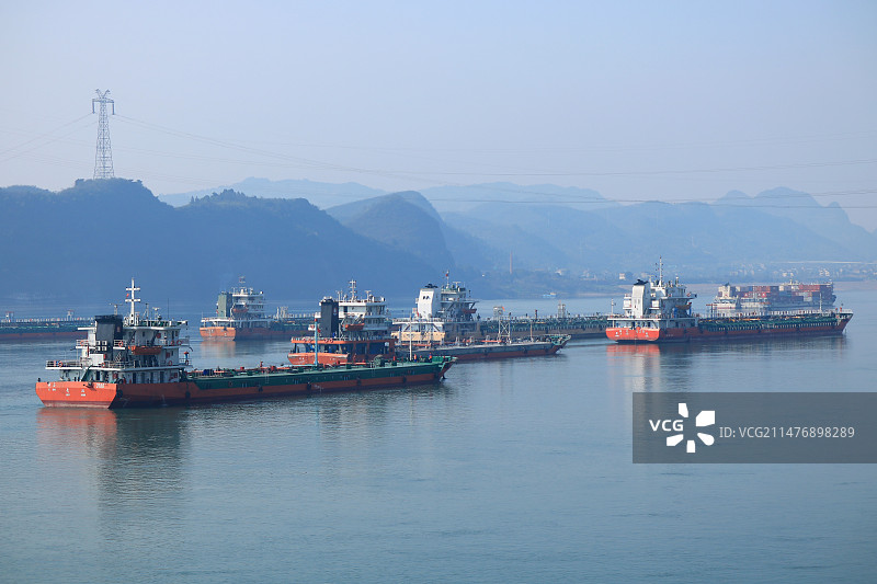 宜昌江域黄金水道图片素材