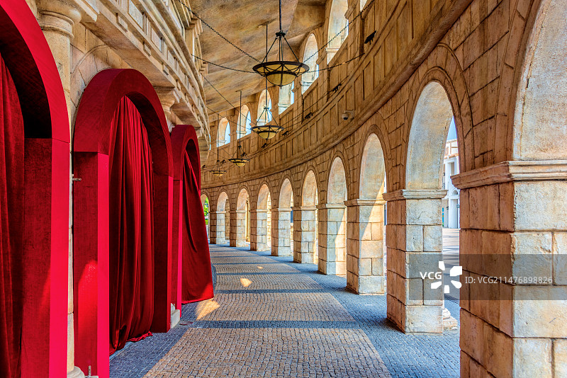 中国澳门渔人码头图片素材