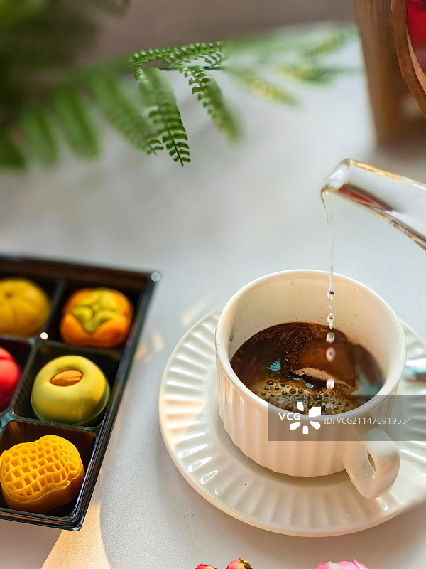 下午茶，中式小茶点图片素材