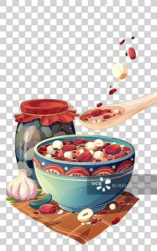 腊八节插画元素图片素材