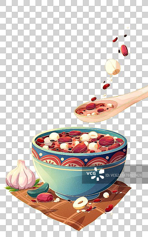 腊八粥插画元素图片素材