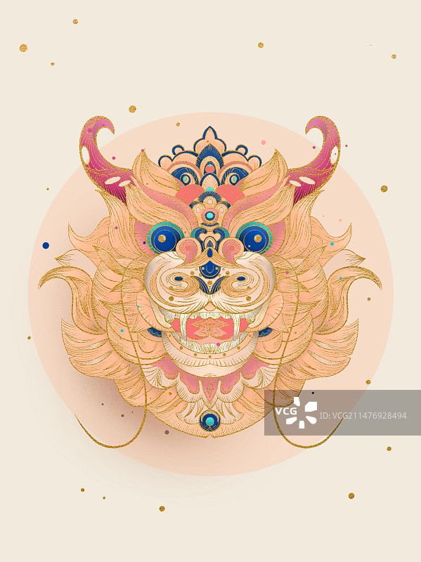 龙年柔和桃图片素材