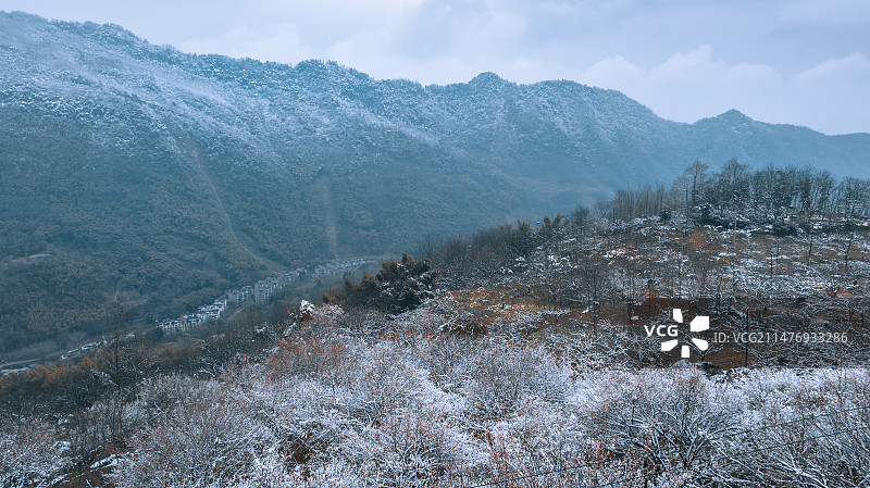 四川大邑  大坪山雪景图片素材