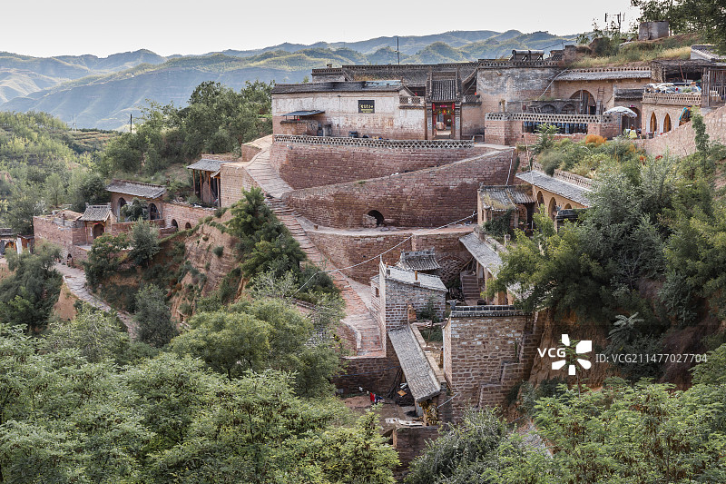 山西省临县碛口古镇李家村图片素材