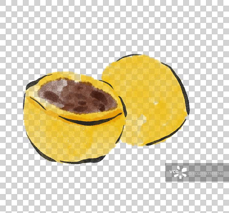 水墨风哈尔滨美食插画元素-粘豆包图片素材