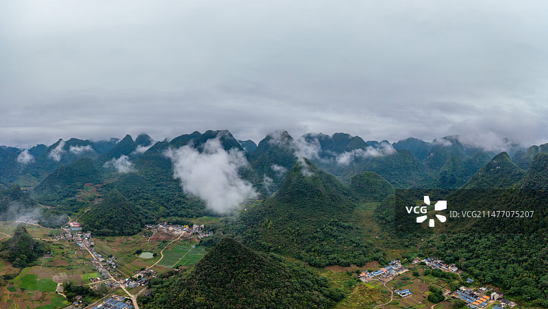 清远英西峰林图片素材