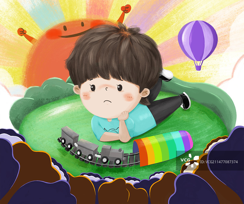 快乐隧道图片素材