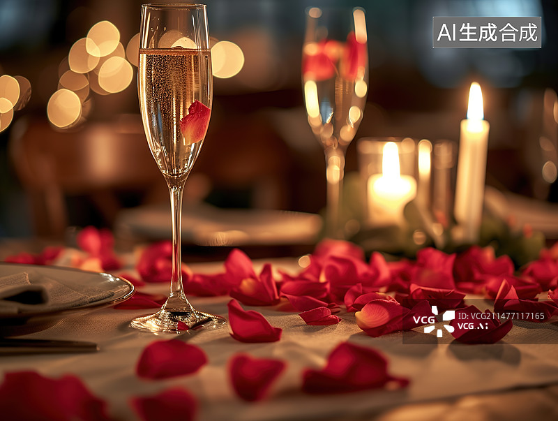 【AI数字艺术】情人节场景图片素材