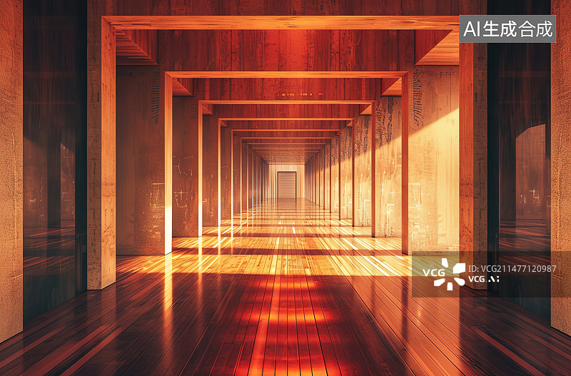 【AI数字艺术】室内建筑空间构成图片素材