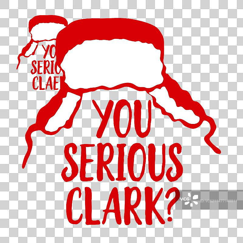 克拉克，你是认真的吗？T恤设计图片素材