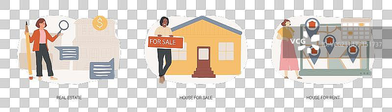 房地产服务概念图片素材