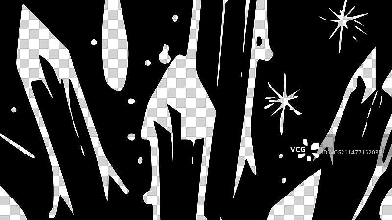 黑白水晶图片素材