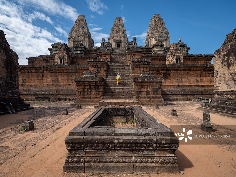 柬埔寨吴哥变身塔图片素材