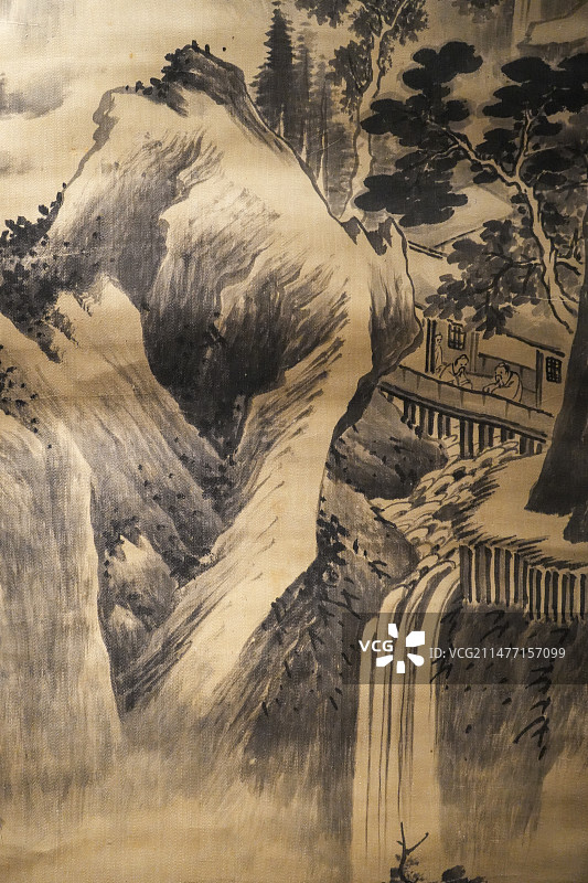 明代山水画图片素材