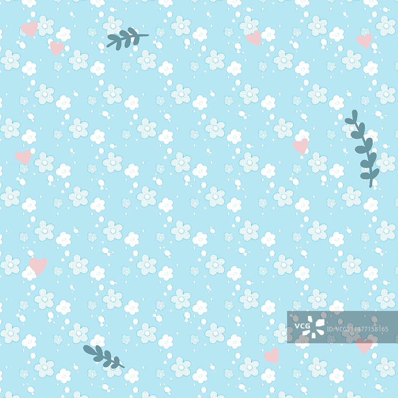 花朵和叶子图片素材