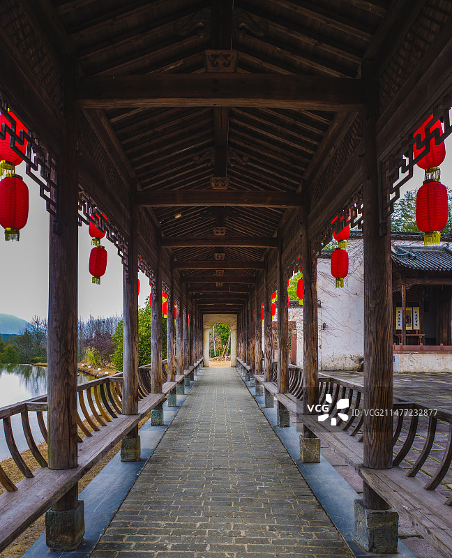 长廊（拍摄于守拙园）图片素材