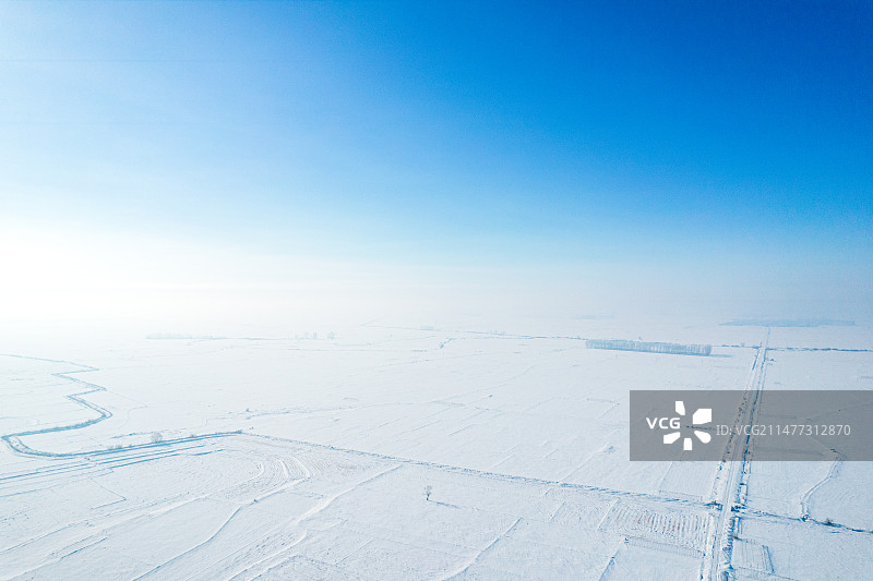 东北冬季森林雾凇图片素材